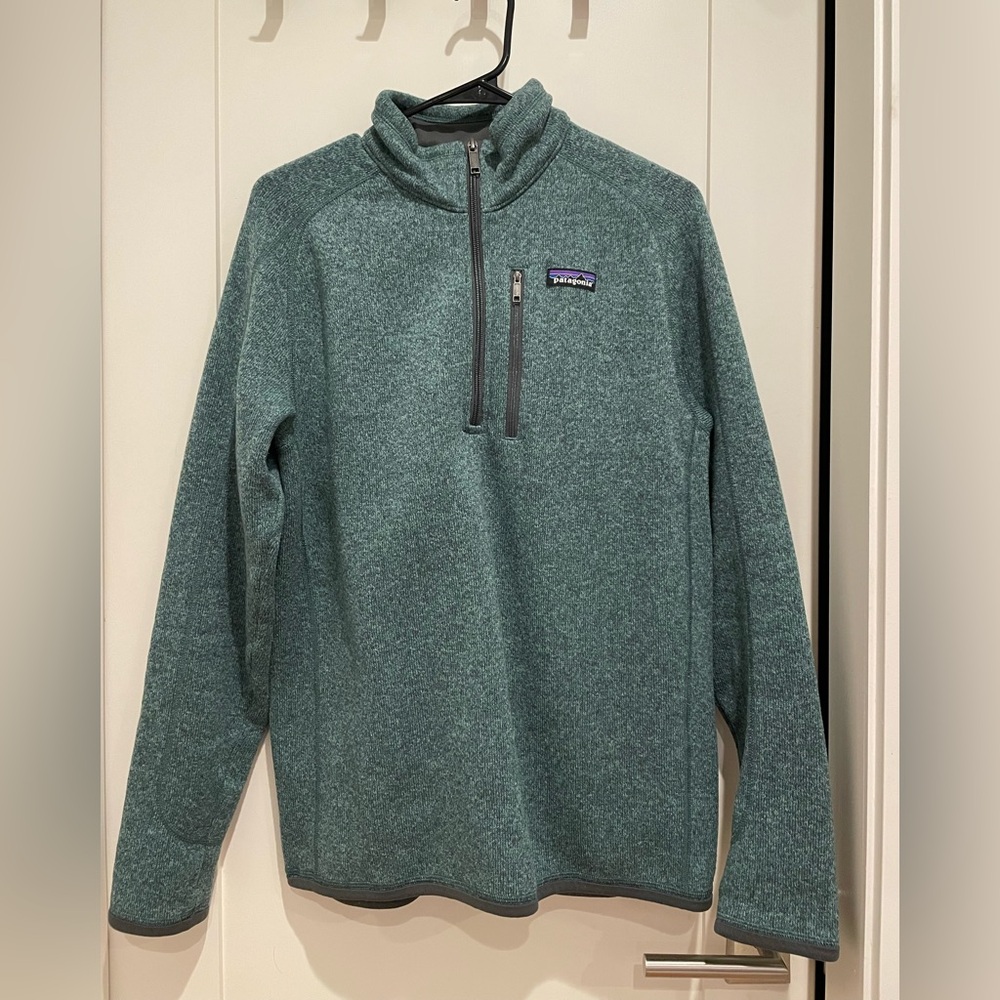 Men’s Patagonia Green Quarter-Zip Fleece Pullover